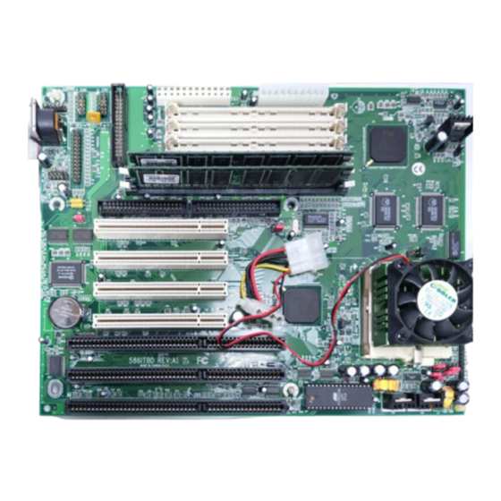 DFI 586TXD User Manual