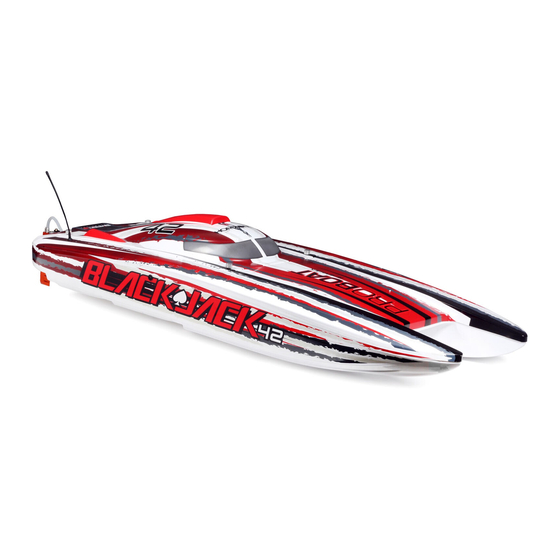 User Manuals: Horizon Hobby ProBoat BLACKJACK 42 Boat
