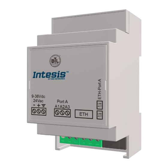 HMS Networks Intesis INBACRTR03200 Series Owner's Record