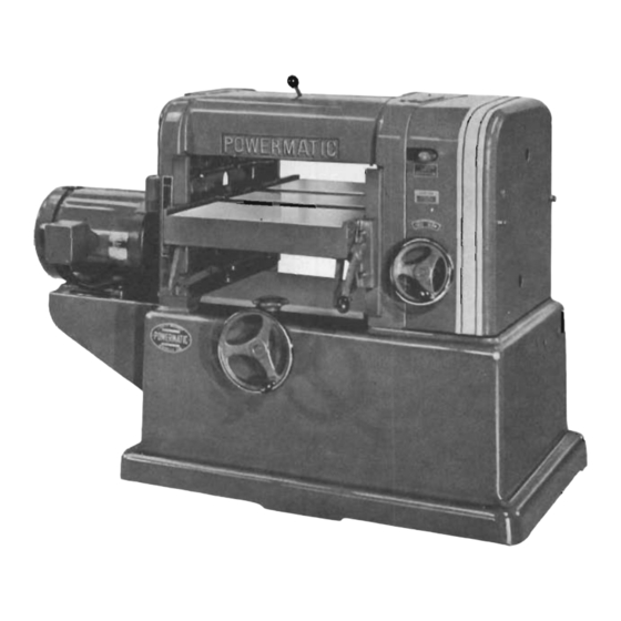 Powermatic 180 Operating Instructions And Parts List Manual