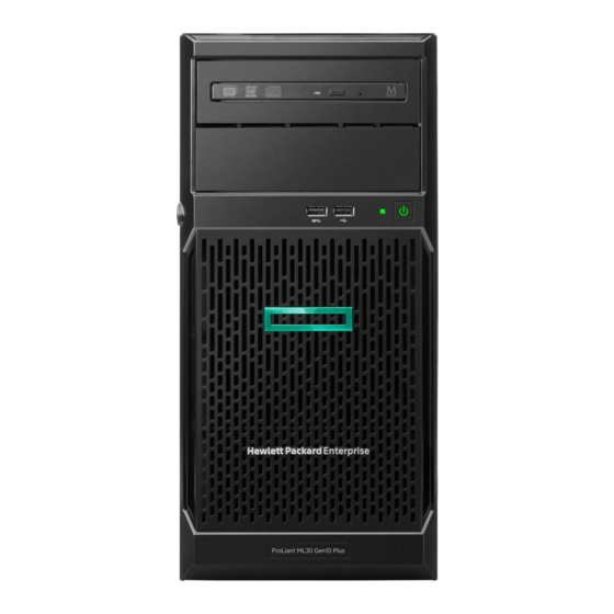 HP ProLiant ML30 Gen10 Plus Maintenance And Service Manual
