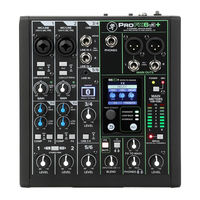 Mackie ProFX6v3+ Quick Start Manual