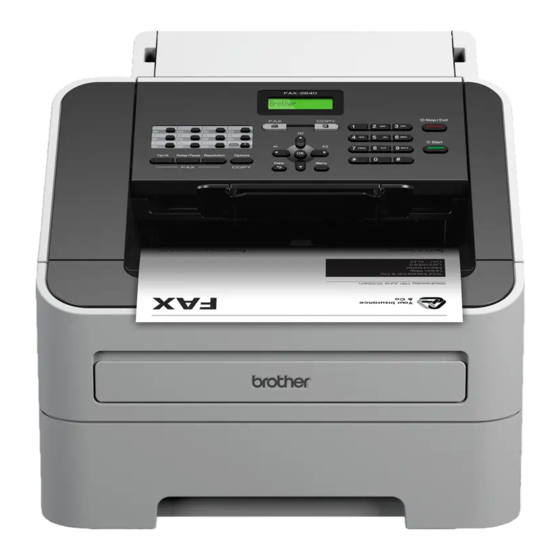Brother FAX-2840 Basic User's Manual