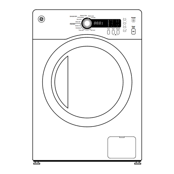 GE  Profile DCVH480EK Dimensions And Installation Information