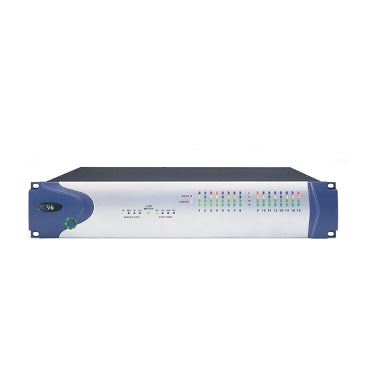 DigiDesign 96i I/O Manual