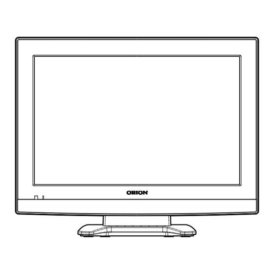 Orion TV19PL110D A Instruction Manual