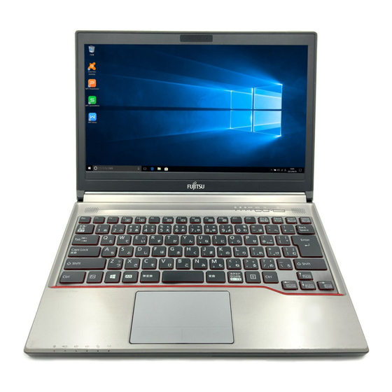 Fujitsu LIFEBOOK E736 Quick Start Manual
