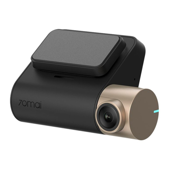 Xiaomi 70mai Dash Cam Lite User Manual