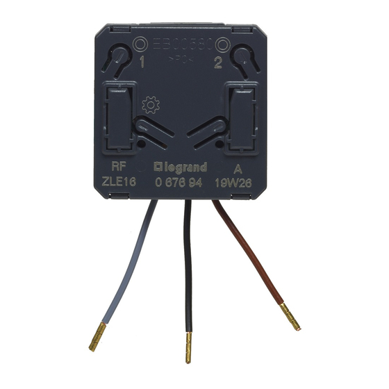 LEGRAND 0 676 94 Manual