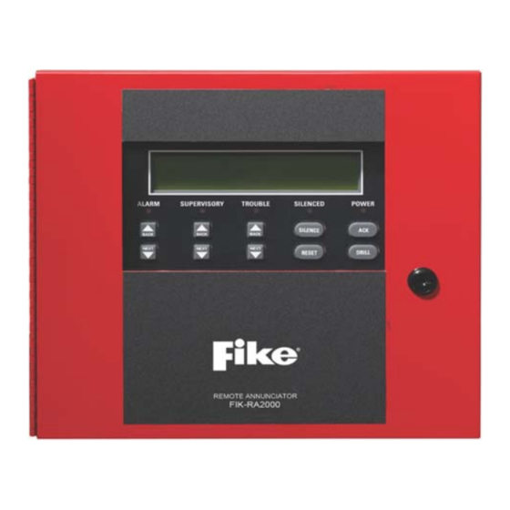 Fike FIK-RA2000 Product Installation Document