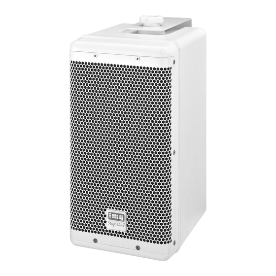 Monacor PAB-6WP/WS Quick Start Manual