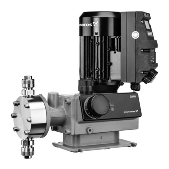 Grundfos DMH 25X Installation And Operating Instructions Manual
