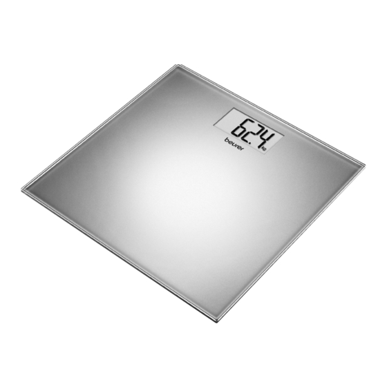 Beurer GS 202 Instruction Manual