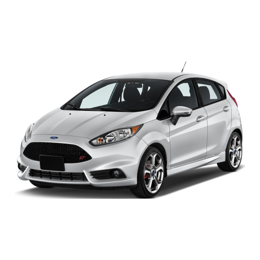 Ford Fiesta 2018 Manual