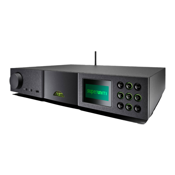 NAIM SUPERUNITI - Manual