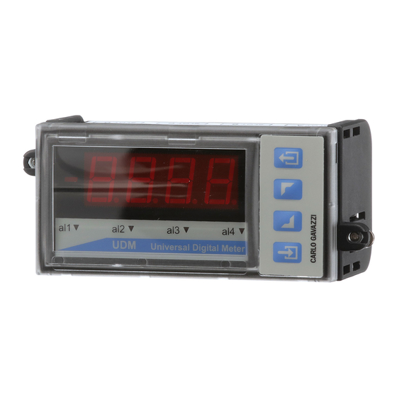 CARLO GAVAZZI UDM 35 - PROGRAMMING Programming Manual