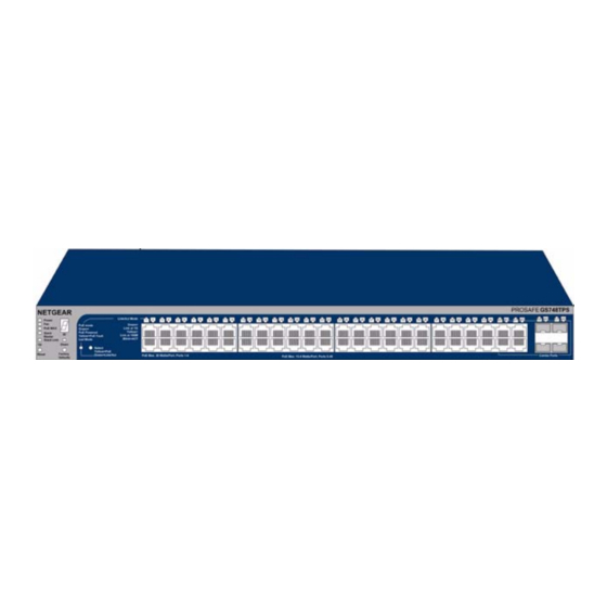 NETGEAR GS724TPS - ProSafe - Gigabit Stackable PoE Smart Switch Software Administration Manual