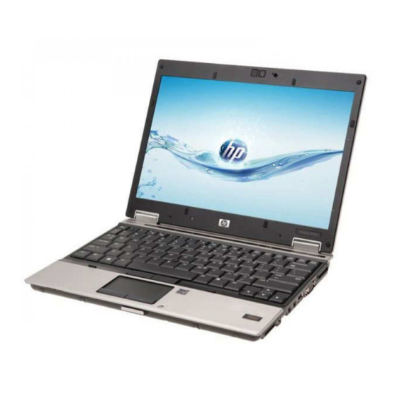 HP 2530p - EliteBook - Core 2 Duo 2.13 GHz Manuals
