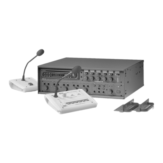 RCS AUDIO-SYSTEMS VLA-120C Operating Instructions Manual