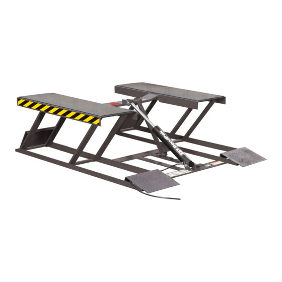 BendPak LR-60 Installation And Operation Manual