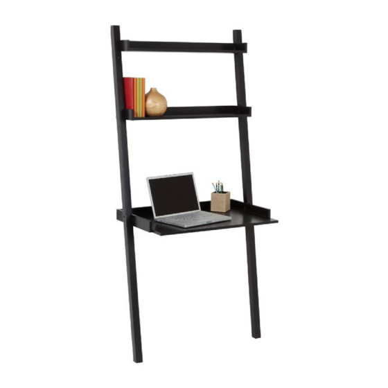 The Container Store Linea Leaning Desk Assembly Instructions Manual