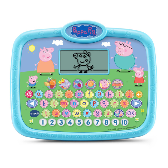 VTech Peppa Pig Learn & Explore Tablet 5466 Manuals