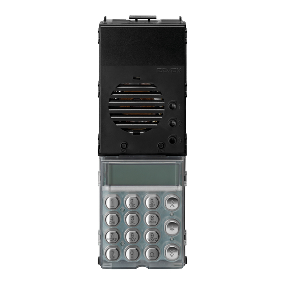 Vimar Elvox 13F4 Installer's Manual