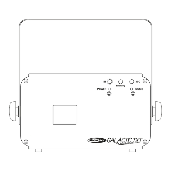 Show Tec Galactic TXT V3 Manuals