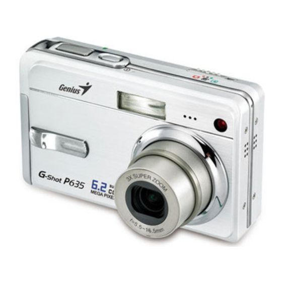 GENIUS P635 Digital Camera Manuals