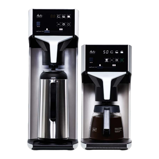 Melitta PROFESSIONAL CAFINA XT180 Operating Instructions Manual