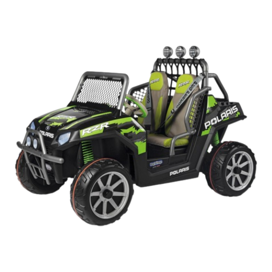 Peg-Perego Polaris Ranger RZR Use And Care Manual