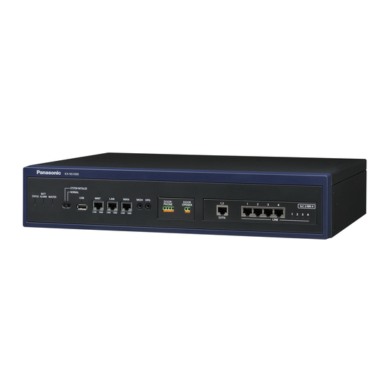 Panasonic KX-NS1000 Quick Reference Manual