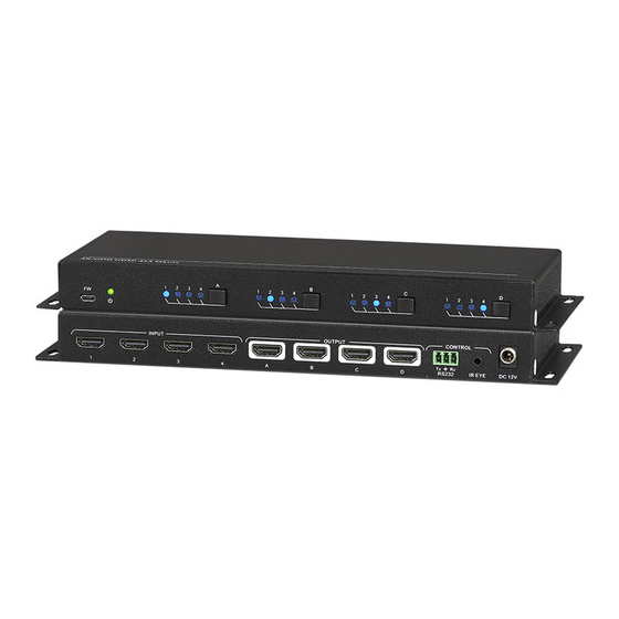 KanexPro SW-HDMX44CE Manuals
