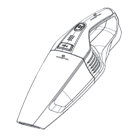 Sweepovac SV HH1 Instruction Manual