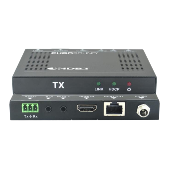 Eurosound HDBT70TxP Manuals