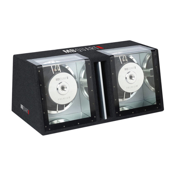 MB QUART PREMIUM PHG304D Installation Manual