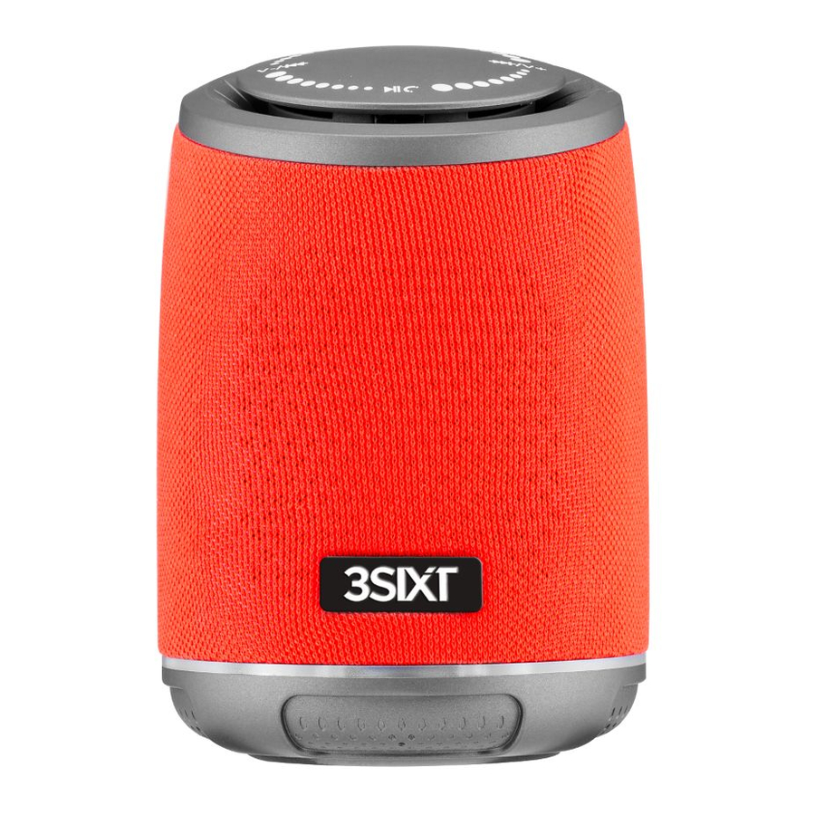3SIXT Fury Speaker 3S-1647 Manuals