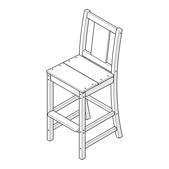 Polywood TLD162 Assembly Instructions