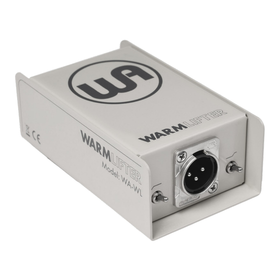 Warm Audio WA-WL Manual
