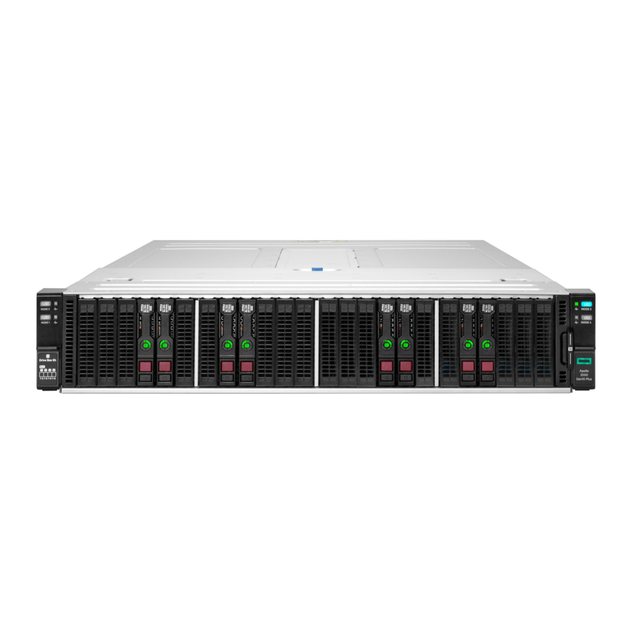HPE Apollo 2000 Gen10 Plus System Manual