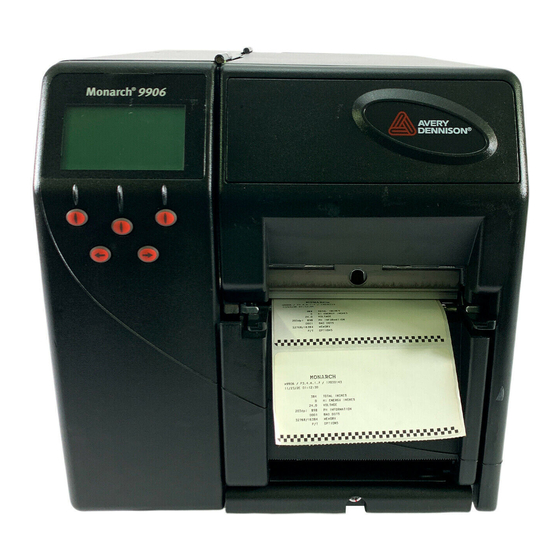 Avery Dennison Monarch 9906 Quick Reference