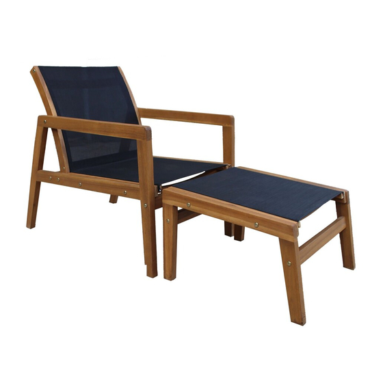 Patioflare PF-CH357B-BK Assembly Instructions Manual