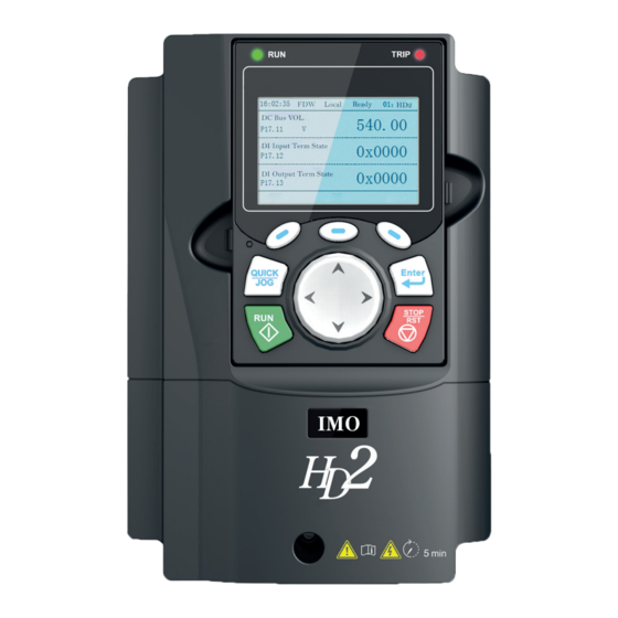 IMO HD2-3.7A-43 Instruction Manual