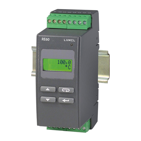 Lumel RE60 User Manual