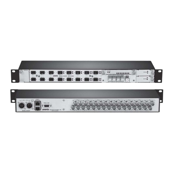 evertz 3405 Manual