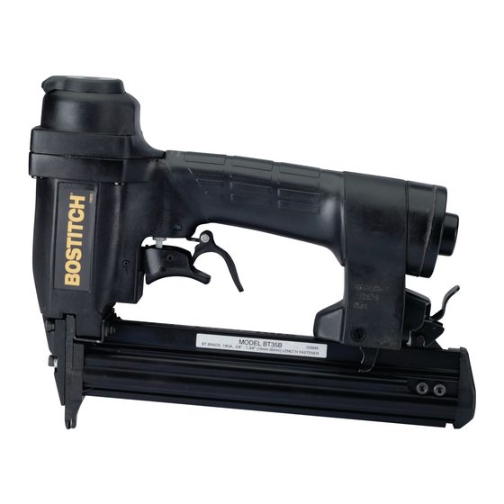Bostitch BT35B Operation And Maintenance Manual