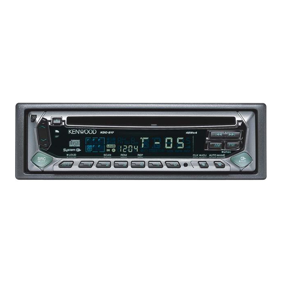 Kenwood KDC-217 Service Manual
