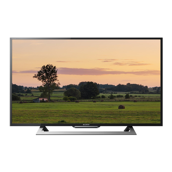 Sony KLV-32W562D Operating Instructions Manual