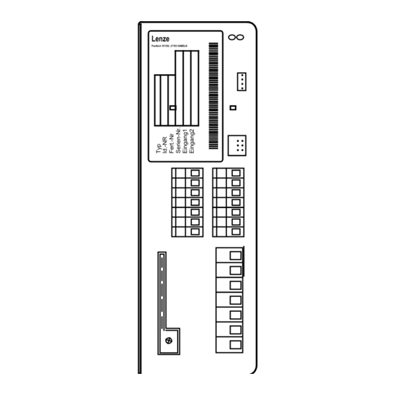 Lenze 8200 series Operating Instructions Manual
