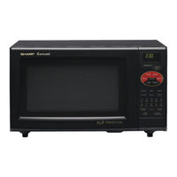Sharp R-820BW - 0.9 Cubic Foot Convection Microwaves User Manual